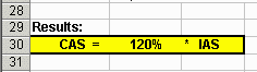CAS  =  120%  *  IAS